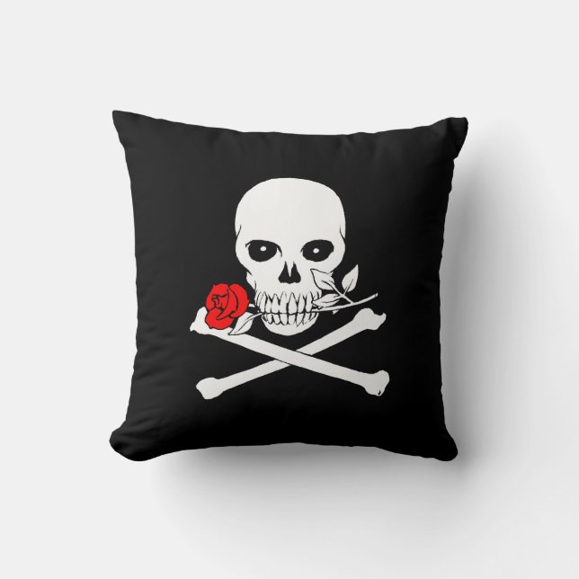 Jolly Roger (Ro) Dekorativ kudde (Framsida)