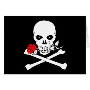 Jolly Roger (Ro)Greeting Card Hälsningskort