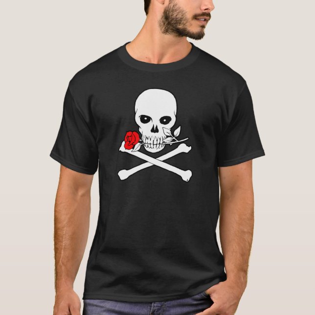 Jolly Roger (Ro)Mörk T-Shirt (Framsida)
