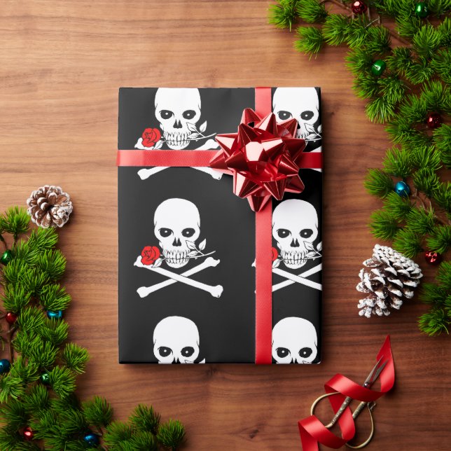Jolly Roger (Ro) Wrapping Papper Presentpapper (Julgåva)