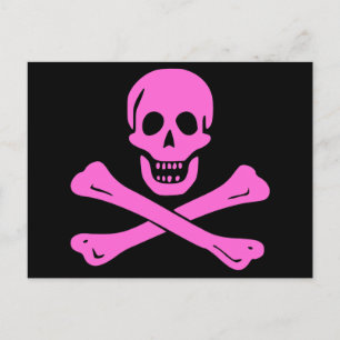 Jolly Roger Rosa Vykort