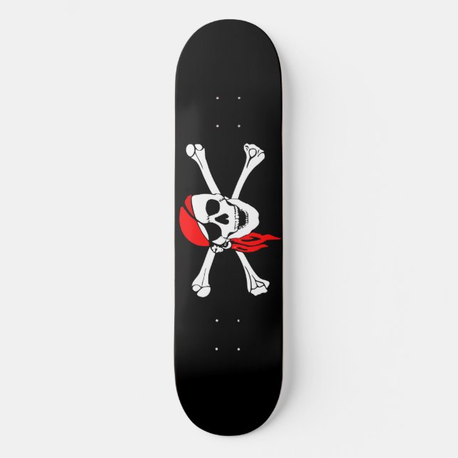Jolly Roger Skateboard Deck (Framsida)