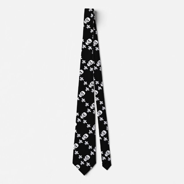 JOLLY ROGER SKULL OCH TRE LILIES FLAGGA SLIPS (Framsida)