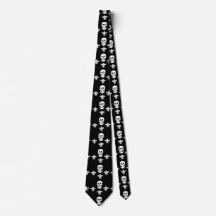 JOLLY ROGER SKULL OCH TRE LILIES FLAGGA SLIPS