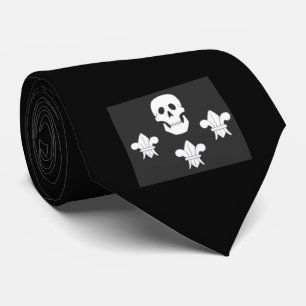 JOLLY ROGER SKULL OCH TRE LILIES FLAGGA SLIPS
