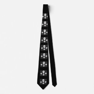 JOLLY ROGER SKULL OCH TRE LILIES FLAGGA SLIPS