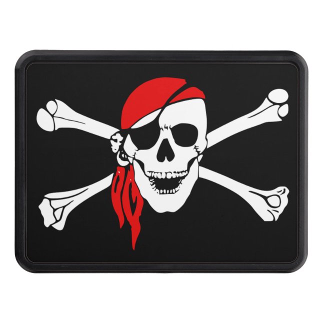Jolly Roger Skydd För Dragkrok (Framsidan)