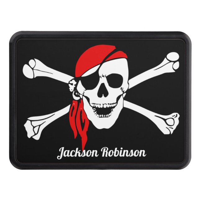 Jolly Roger Trailer Hitch Cover Dragkroksskydd (Framsidan)