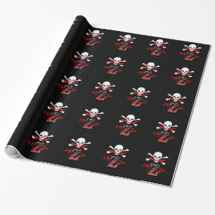 Jolly Roger Z Monogram Initial Presentpapper