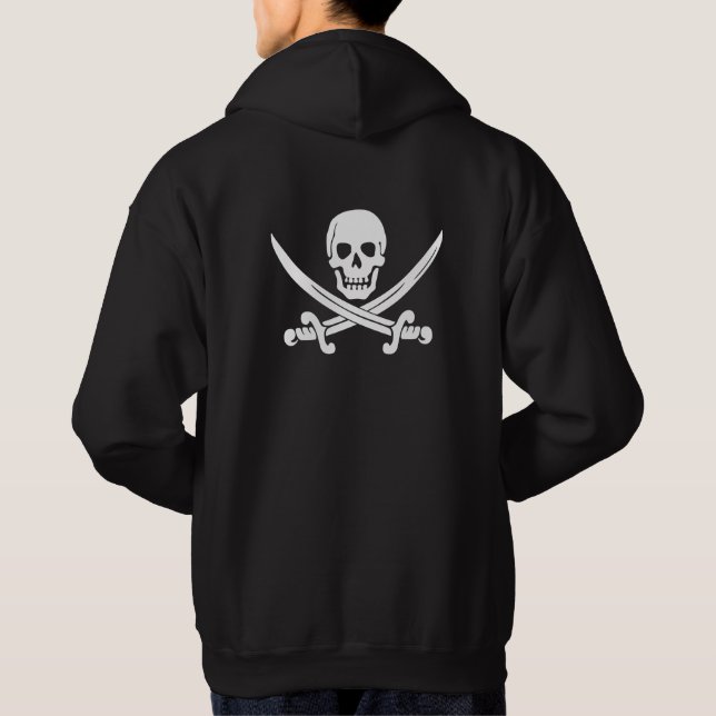 Jolly Rogers Pirat Hoodie (Baksida)