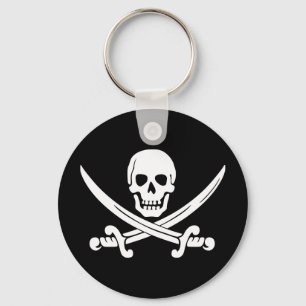 Jolly Rogers Pirat Nyckelring