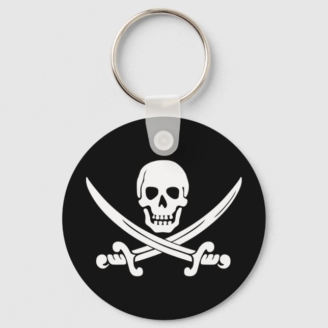 Jolly Rogers Pirat Nyckelring (Framsida)