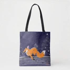 Jolly Running Fox Tote Tygkasse