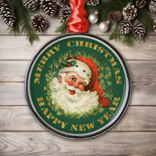 Jolly Santa and Wandeand Julgransprydnad Metall