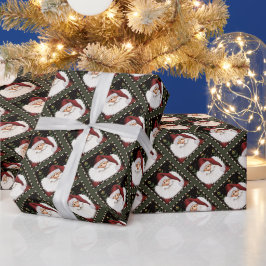 Jolly Santa Beard Julafton Festive Inspirief Presentpapper