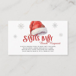 Jolly Santa Bok Request Baby Shower Tilläggskort