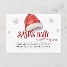 Jolly Santa Bok Request Baby Shower Tilläggskort