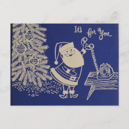 Jolly Santa Helg Vykort