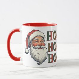 Jolly Santa Ho Ho Ho Jul Cheer Mugg
