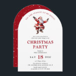 Jolly Santa Party Inbjudningar<br><div class="desc">Det här är säsongen för att bli Jolly! Vänner och familj i inbjudan att gå med i den festliga munnen med denna enkla men traditionella inbjudan till jultomten christmas-partiet. All text är enkel att anpassa med din egen händelseinformation.</div>
