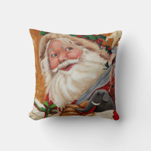 Jolly Santa Pillow Kudde