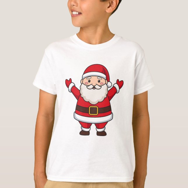 "Jolly Santa: Spreading Helgdag Cheer" T Shirt (Framsida)