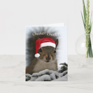 Jolly Santa Squirrel™ Tack Kort