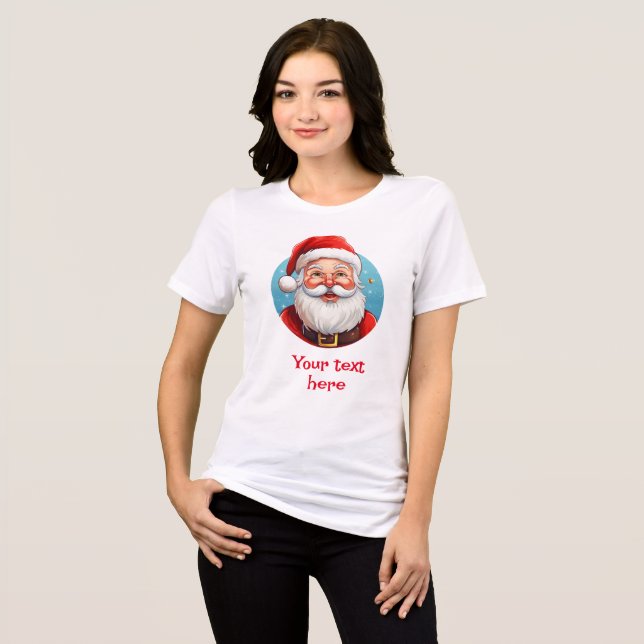 Jolly Santa T Shirt (Framsida Full)