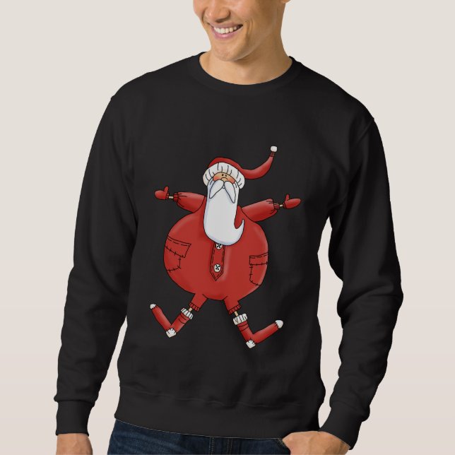 Jolly Santa T-tröja och gåvor Sweatshirt (Framsida)