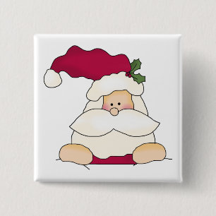 Jolly Santa Tshirts och Gifts Knapp