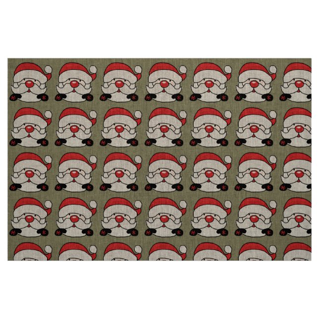 Jolly Santa Tyg (Fat Quarter)