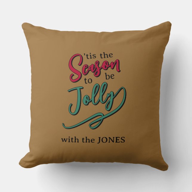 Jolly Season Throw pillow Kudde (Framsida)