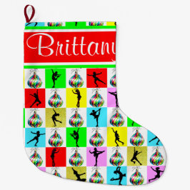JOLLY SKATER PERSONLIG CHRISTMAS STOCKING STOR JULSTRUMPA