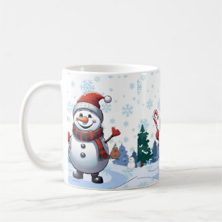 Jolly Snögubbe Kaffemugg