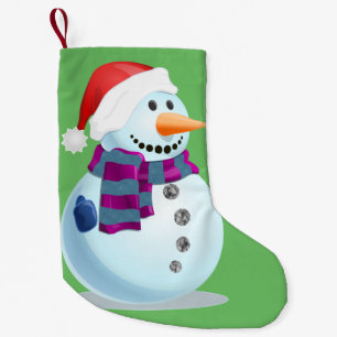 Jolly Snögubbe Liten Julstrumpa