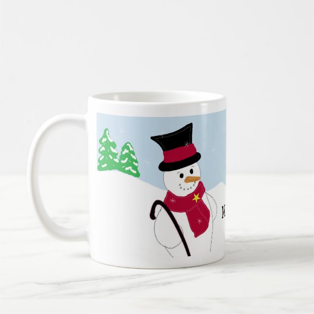 Jolly Snögubbe med Say Kaffemugg (Vänster)