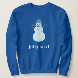 "Jolly Soul" Snögubbe Sweatshirt T Shirt