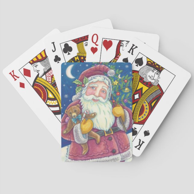 JOLLY ST. NICK-BICYCLE POKER-KORT FÖR JORDBRUKET KORTLEK (Baksidan)