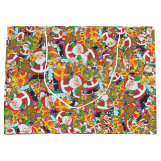 Jolly St. Nick Jultomten ger julklapp Julafton