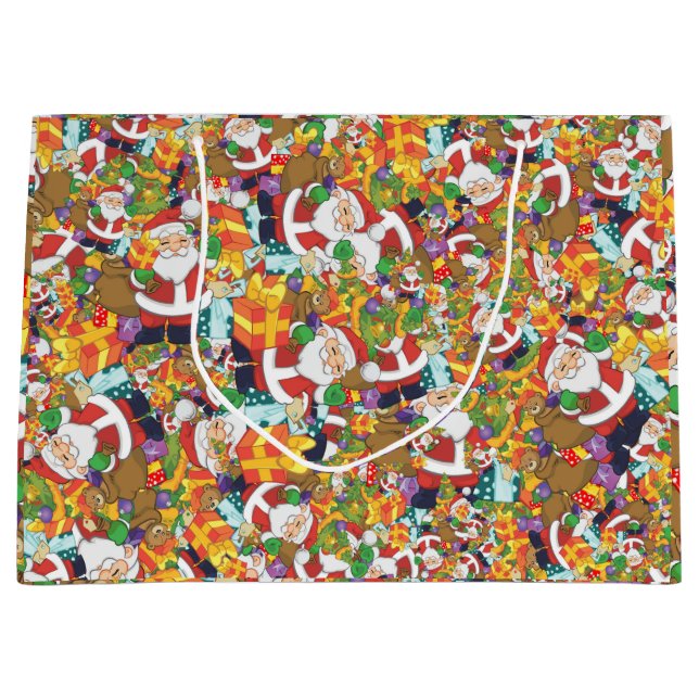 Jolly St. Nick Jultomten ger julklapp Julafton (Framsidan)