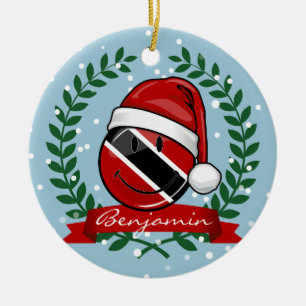 Jolly stil för Trinidad flaggajul Julgransprydnad Keramik