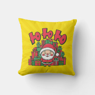 Jolly Tecknad Santa-67748 Kudde
