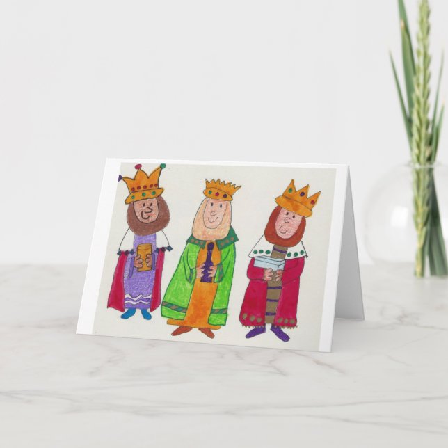 Jolly tre kungar helgkort (Framsida)