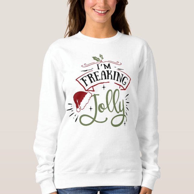 Jolly Typography. T Shirt (Framsida)
