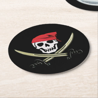 Jolly underlägg för papper för Roger piratpub Rund