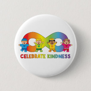 JollyKins Autism Ofinity Button Knapp