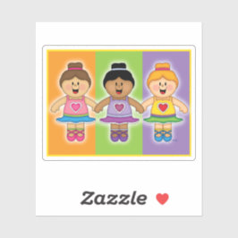 JollyKins Ballerina Trio Klistermärken