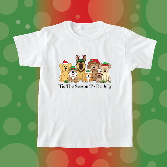 JollyKins Helgdag Hundar T Shirt (Skapare uppladdad)