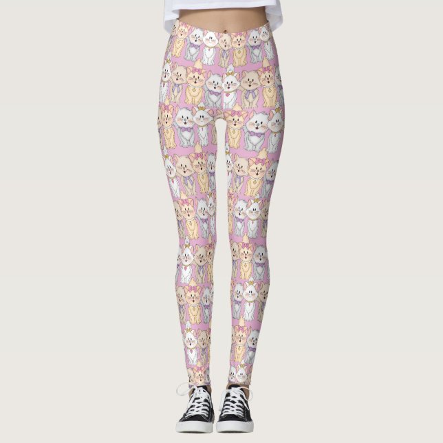 JollyKins Kattunge Leggings (Framsida)