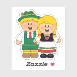 JollyKins Octoberfest Couple Klistermärken